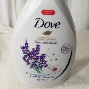 1 Dove Body Wash Lavender + Chamomile Floral  Net. Vol 1 L. 33.8 oz. 1000